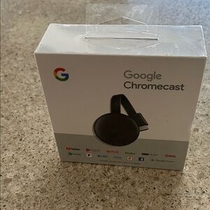 Google Chromecast with Black Streaming Device